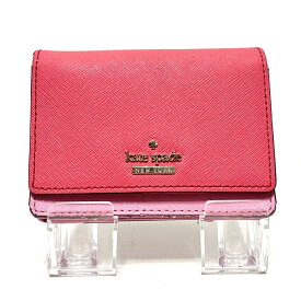 【新着】【中古】Kate spade(ケイトスペード) コインケース キーリング付き/パスケース付き ピンク レザー