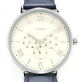 【中古】TIMEX(タイメックス) 腕時計 アイボリー