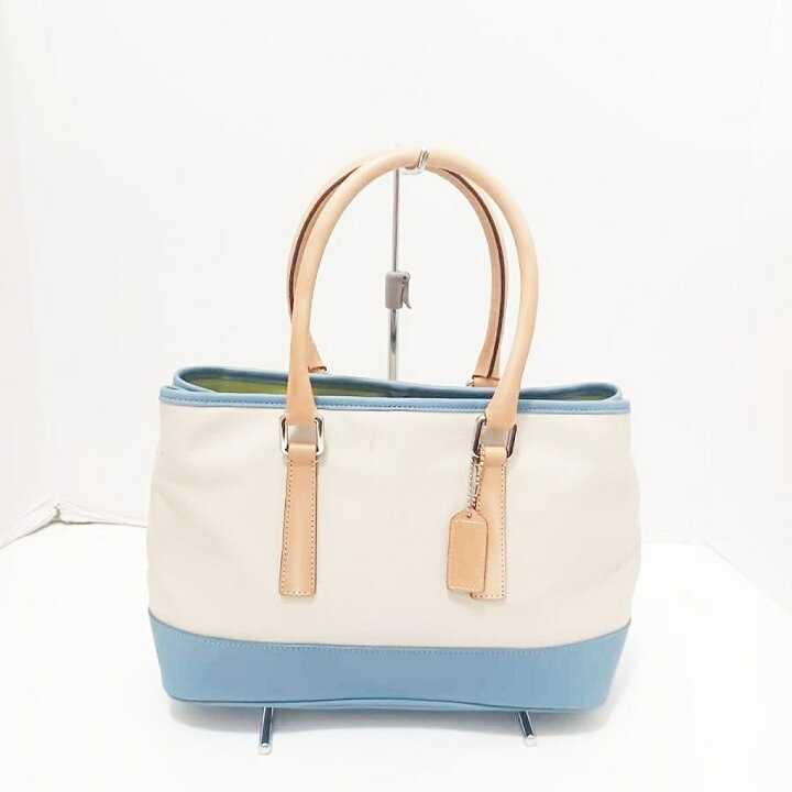 楽天市場】【新着】【中古】COACH(コーチ) トートバッグ アイボリー 