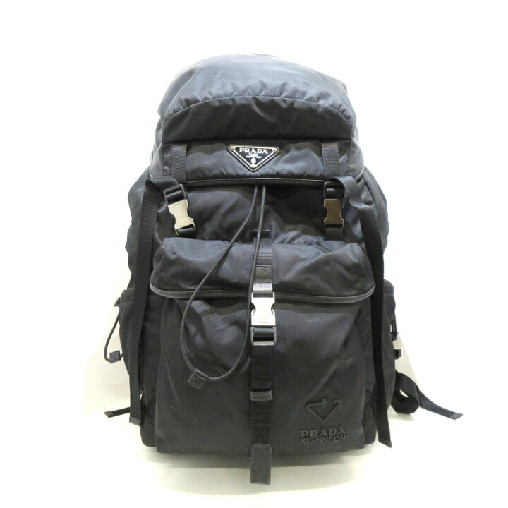 楽天市場】【新着】【中古】PRADA(プラダ) リュックサック RE-NYLON 黒 