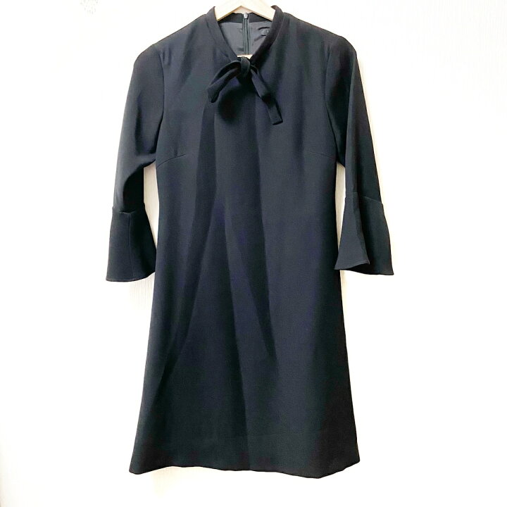 楽天市場】【中古】KEINARITA(ケイナリタ) ワンピース 長袖/ひざ丈 黒  