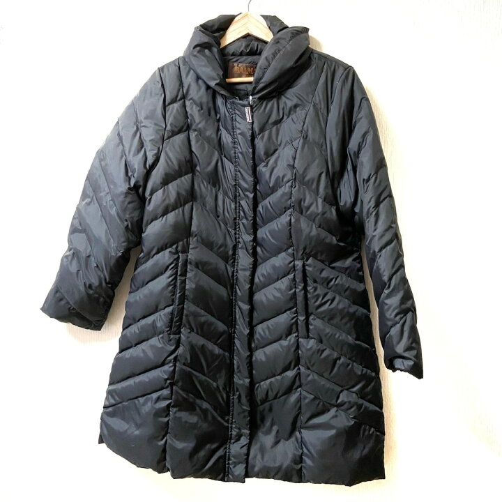 楽天市場】【中古】BALMAIN(バルマン) ダウンコート 長袖/冬 黒 