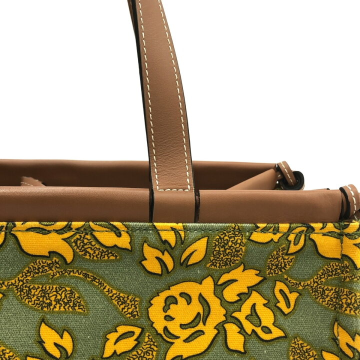 楽天市場】【中古】LOEWE(ロエベ) クッショントート トートバッグ 花柄 