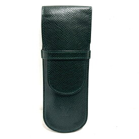 【新着】【中古】LOUIS VUITTON(ルイヴィトン) エテュイスティロ ペンケース エピセア タイガ・レザー（LVロゴの刻印入り）