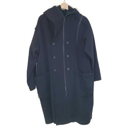 【新着】【中古】yohjiyamamoto(ヨウジヤマモト) コート 長袖/変形デザイン/秋/冬 黒