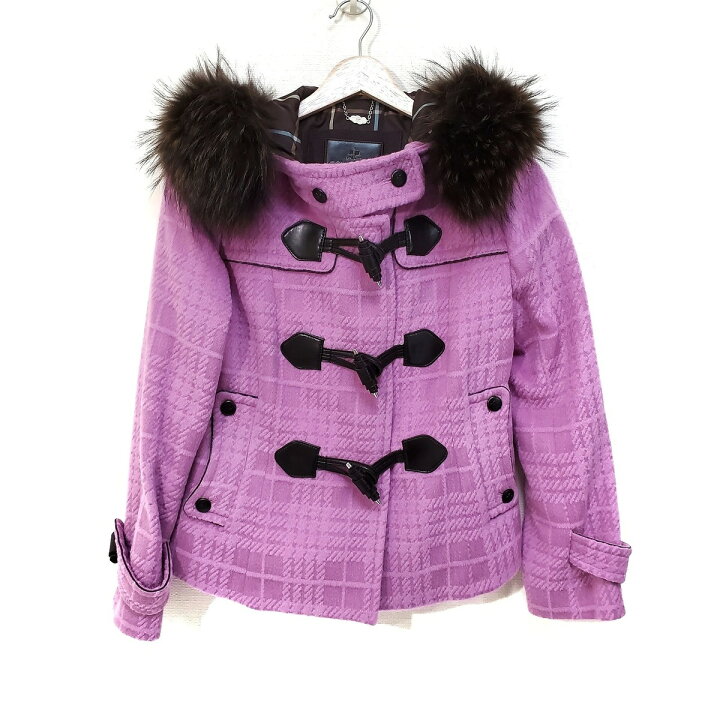 楽天市場】【中古】COURREGES(クレージュ) ダッフルコート 長袖 