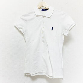 【中古】POLObyRalphLauren(ポロラルフローレン) 半袖ポロシャツ 白