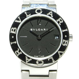 【中古】BVLGARI(ブルガリ) ブルガリブルガリ 腕時計 黒