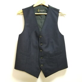 【中古】LANVIN(ランバン) ベスト ダークネイビー