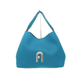 【中古】FURLA(フルラ) プリムラ トートバッグ ライトブルー レザー