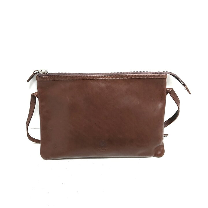 楽天市場】【中古】GANZO(ガンゾ) ショルダーバッグ ダークブラウン 