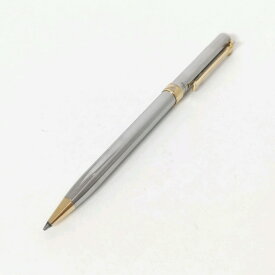 【中古】TIFFANY&Co.(ティファニー) クラシックT ボールペン インクあり(黒) シルバー×ゴールド 金属素材