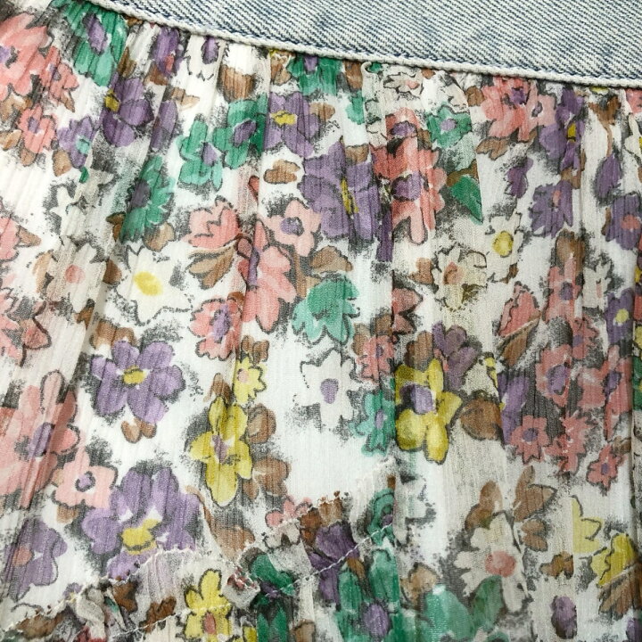 楽天市場】【中古】COACH(コーチ) スカート ひざ丈/シルク/デニム/花柄  