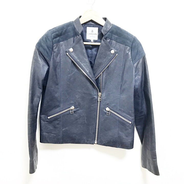 楽天市場】【中古】LANVIN en Bleu(ランバンオンブルー) ライダース 