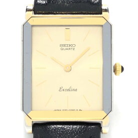 【中古】SEIKO(セイコー) EXCELINE(エクセリーヌ) 腕時計 ゴールド