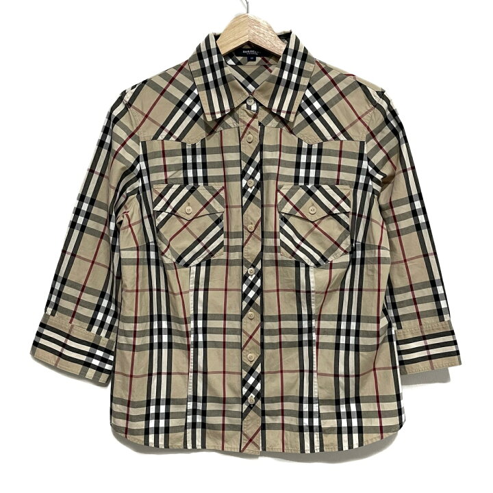 楽天市場】【中古】Burberry LONDON(バーバリーロンドン) 七分袖シャツ 