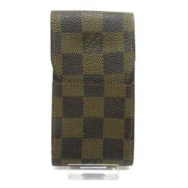 【中古】LOUIS VUITTON(ルイヴィトン) エテュイ・シガレット シガレットケース エベヌ ダミエ・キャンバス