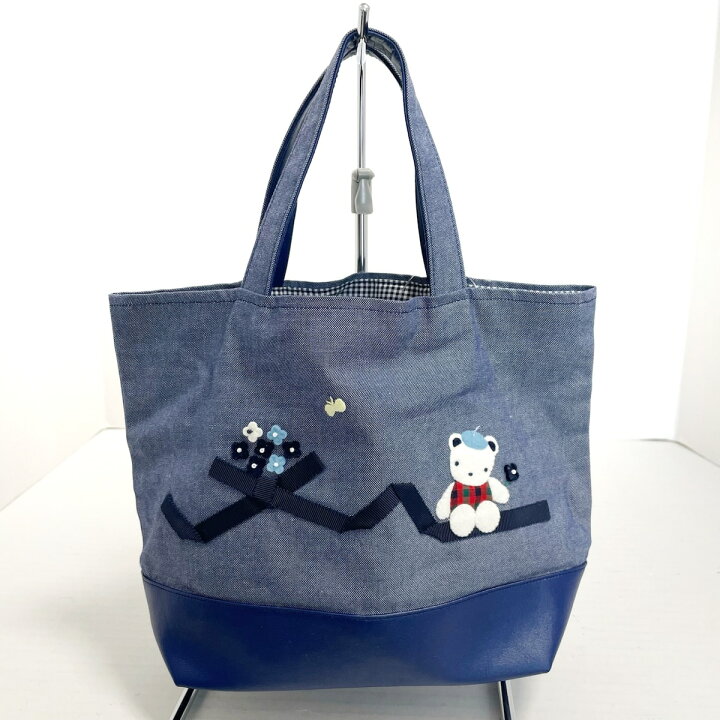 楽天市場】【中古】familiar(ファミリア) トートバッグ クマ/ミニ 