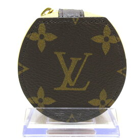 【中古】LOUIS VUITTON(ルイヴィトン) エテュイイヤホン 小物入れ モノグラム・キャンバス、レザー（皮革の種類：牛革）