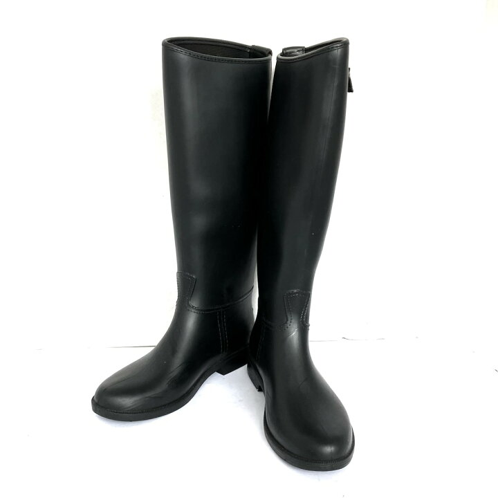 楽天市場】【中古】LOVE MOSCHINO(ラブモスキーノ) レインブーツ 黒 