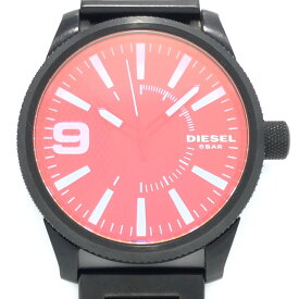 【中古】DIESEL(ディーゼル) 腕時計 黒