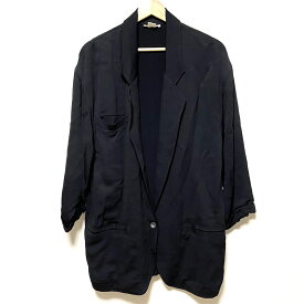 【新着】【中古】Helmut Lang(ヘルムートラング) ジャケット 長袖/ロング丈/春/夏 黒