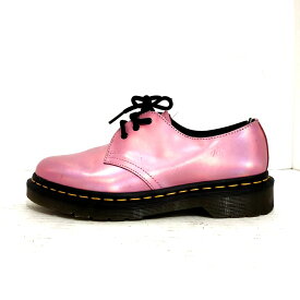 【中古】Dr.Martens(ドクターマーチン) シューズ ピンク レザー