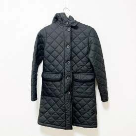 【新着】【中古】MACKINTOSH(マッキントッシュ) コート 長袖/キルティング/豹柄/秋/冬 黒