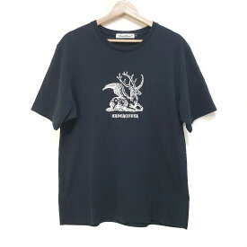 【新着】【中古】UNDER COVER(アンダーカバー) 半袖Tシャツ クルーネック 黒×白