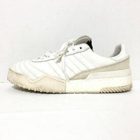 【新着】【中古】ALEXANDER WANG(アレキサンダーワン) スニーカー adidasコラボ 黒×白×アイボリー レザー×スエード