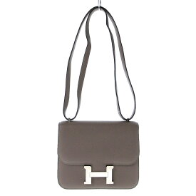 【新着】【中古】HERMES(エルメス) コンスタンス3 ミニ ショルダーバッグ シルバー金具 トゥルティエールグレー ヴォーエプソン