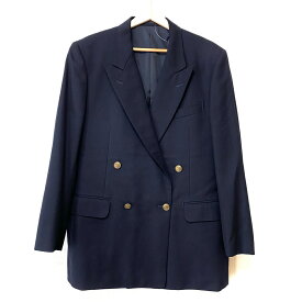 【新着】【中古】Burberry's(バーバリーズ) ジャケット 長袖/ダブル/春 ダークネイビー