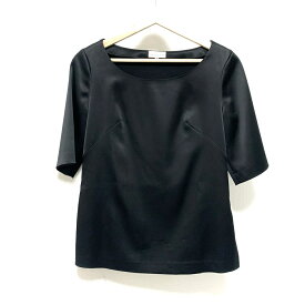 【中古】BALENCIAGA(バレンシアガ) 七分袖カットソー クルーネック/La Mode 黒