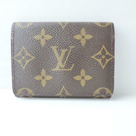 【中古】LOUIS VUITTON(ルイヴィトン) アンヴェロップカルトドゥヴィジット 名刺入れ モノグラム・キャンバス