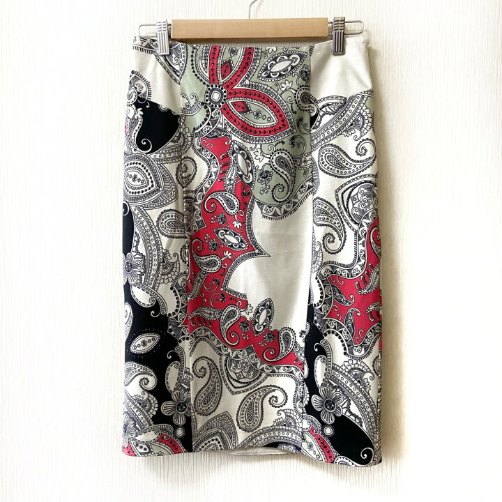 楽天市場】【中古】ETRO(エトロ) スカート ひざ丈/ペイズリー柄  
