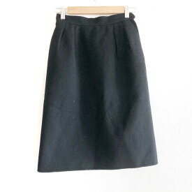 【中古】YvesSaintLaurent(イヴサンローラン) スカート ひざ丈 黒