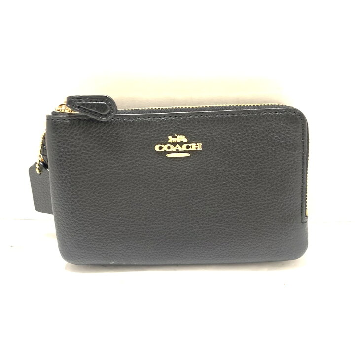 楽天市場】【中古】COACH(コーチ) ダブルコーナー ジップ リストレット 