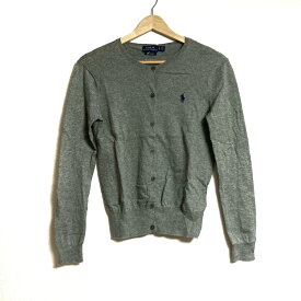 【中古】POLObyRalphLauren(ポロラルフローレン) カーディガン 長袖 グレー