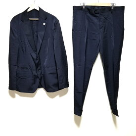 【中古】lardini(ラルディーニ) シングルスーツ ダークネイビー