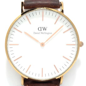 【中古】Daniel Wellington(ダニエルウェリントン) 腕時計 白