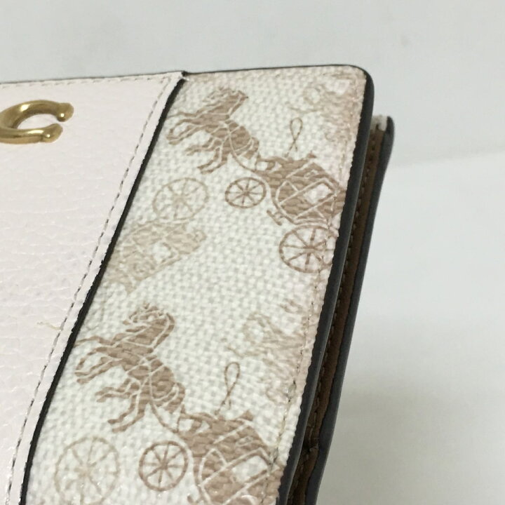 楽天市場】【中古】COACH(コーチ) バイフォールド スナップ ウォレット 