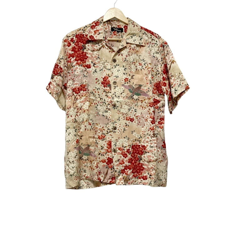 楽天市場】【中古】pagong(パゴン) 半袖シャツ シルク/花柄 