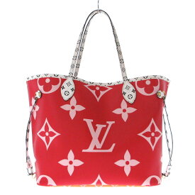 【新着】【中古】LOUIS VUITTON(ルイヴィトン) ネヴァーフルMM トートバッグ ルージュ モノグラム・キャンバス