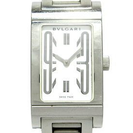 【中古】BVLGARI(ブルガリ) レッタンゴロ 腕時計 白