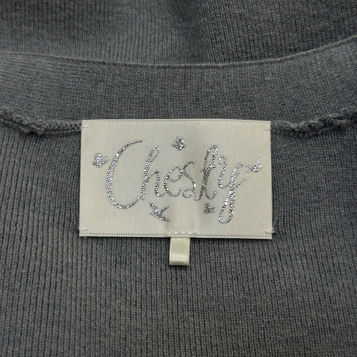 楽天市場】【中古】Chesty(チェスティ) カーディガン 長袖/ビーズ 