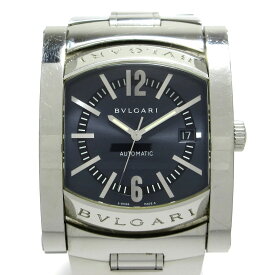 【新着】【中古】BVLGARI(ブルガリ) アショーマ 腕時計 SS ダークグレー