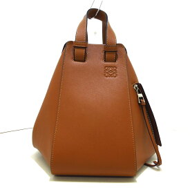 【新着】【中古】LOEWE(ロエベ) ハンモック スモール ハンドバッグ タン（ブラウン） クラシックカーフ