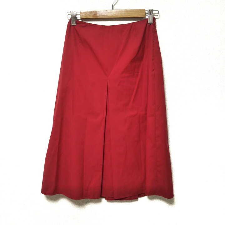 楽天市場】【中古】PRADA(プラダ) ロングスカート レッド : ブラン  