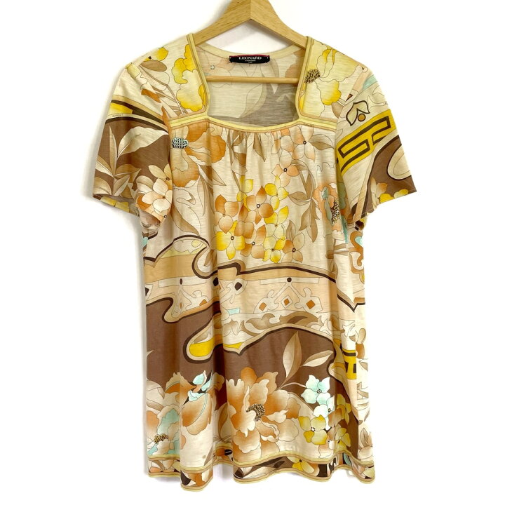 楽天市場】【中古】LEONARD(レオナール) チュニック 半袖/花柄 