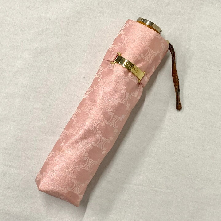 楽天市場】【中古】CELINE(セリーヌ) 折りたたみ傘 ピンク 化学繊維 